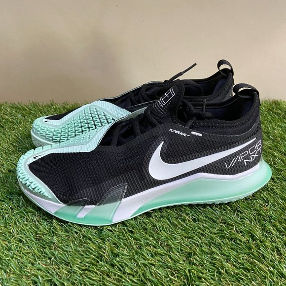 Nike Court React Vapor NXT Tennis Shoes Black Mint Foam CV0724 009 Men 7 Wmn 8.5 main image 3
